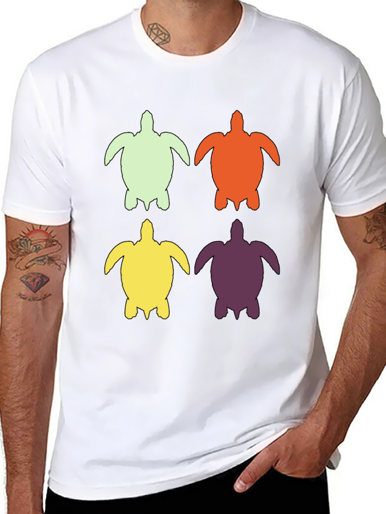 Sea Turtle Pop Art T-Shirt