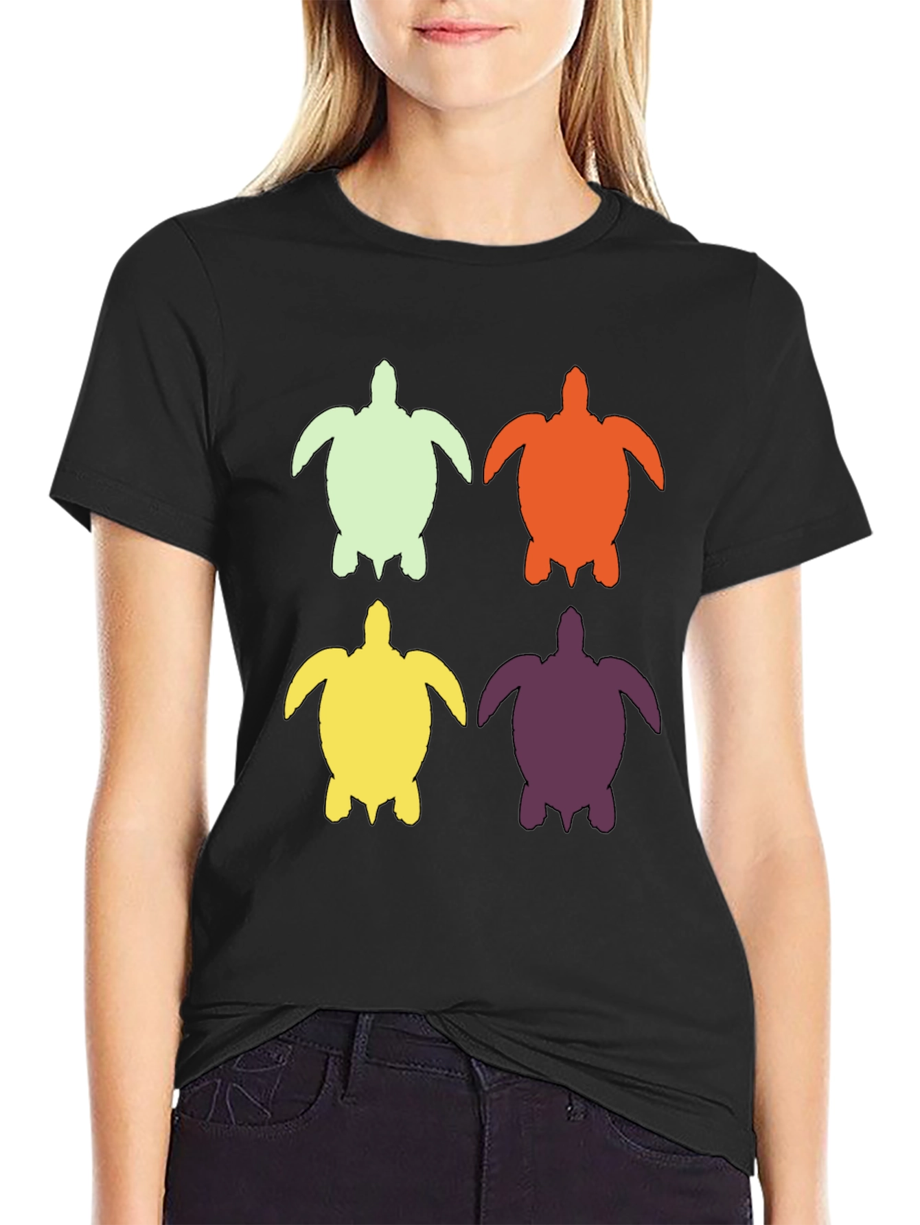 Sea Turtle Pop Art T-Shirt
