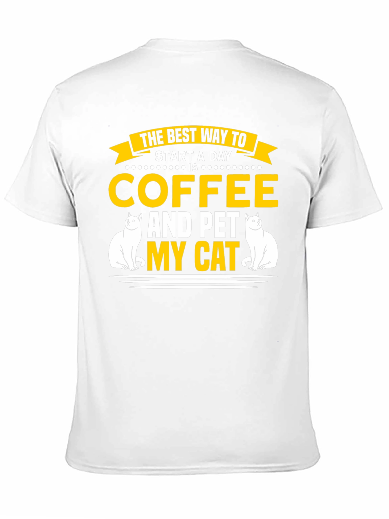 Coffee and Pet My Cat T-Shirt