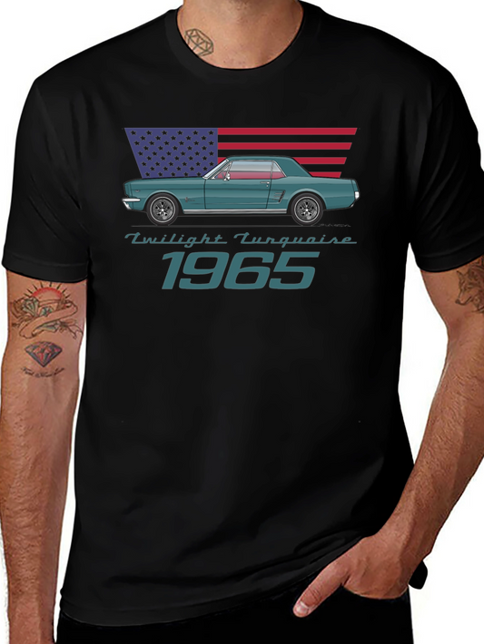 Twilight Turquoise 1965 Mustang T-Shirt