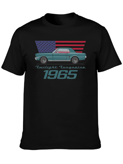 Twilight Turquoise 1965 Mustang T-Shirt