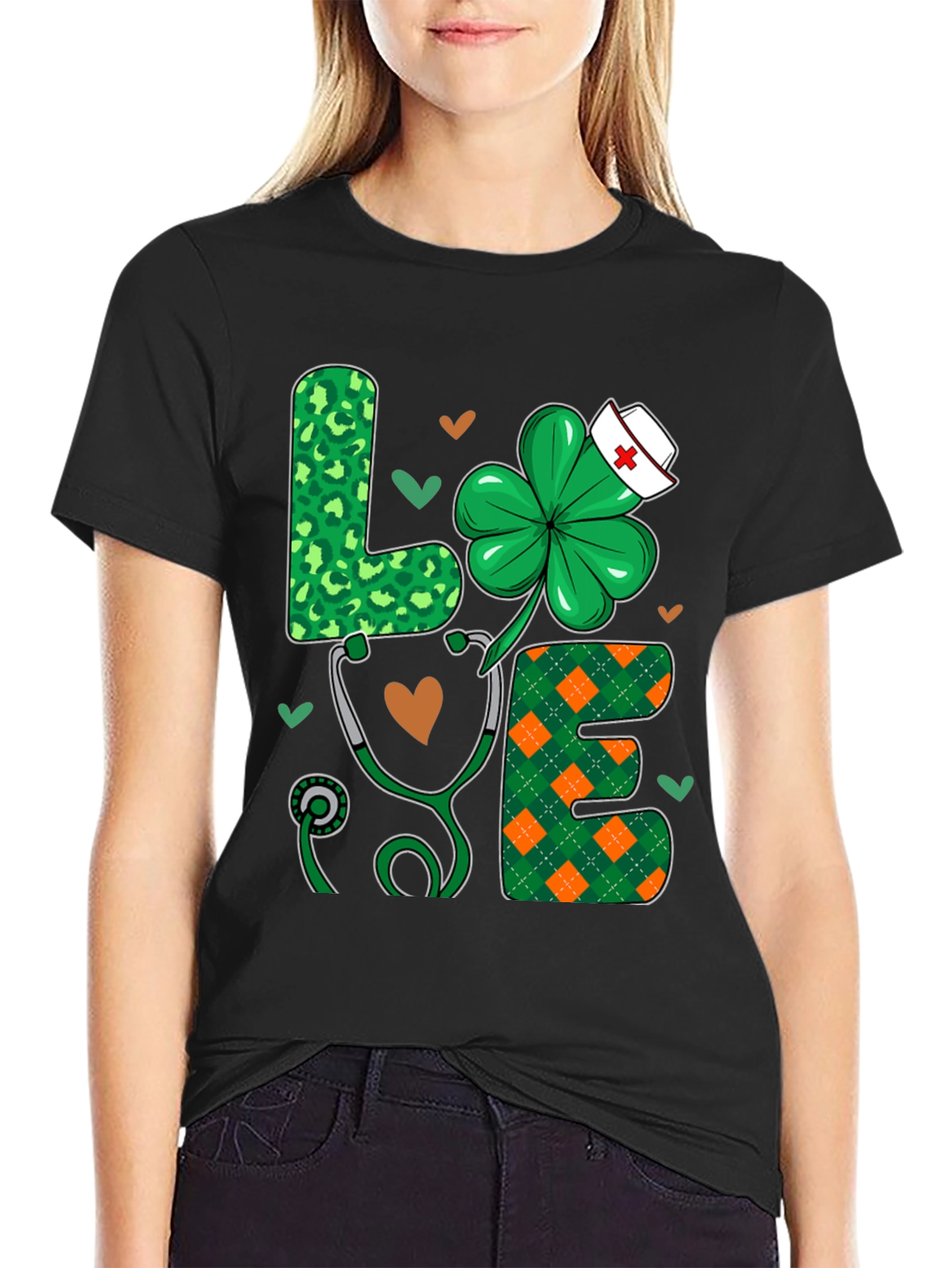 St. Patricks Day Nurse Love T-Shirt