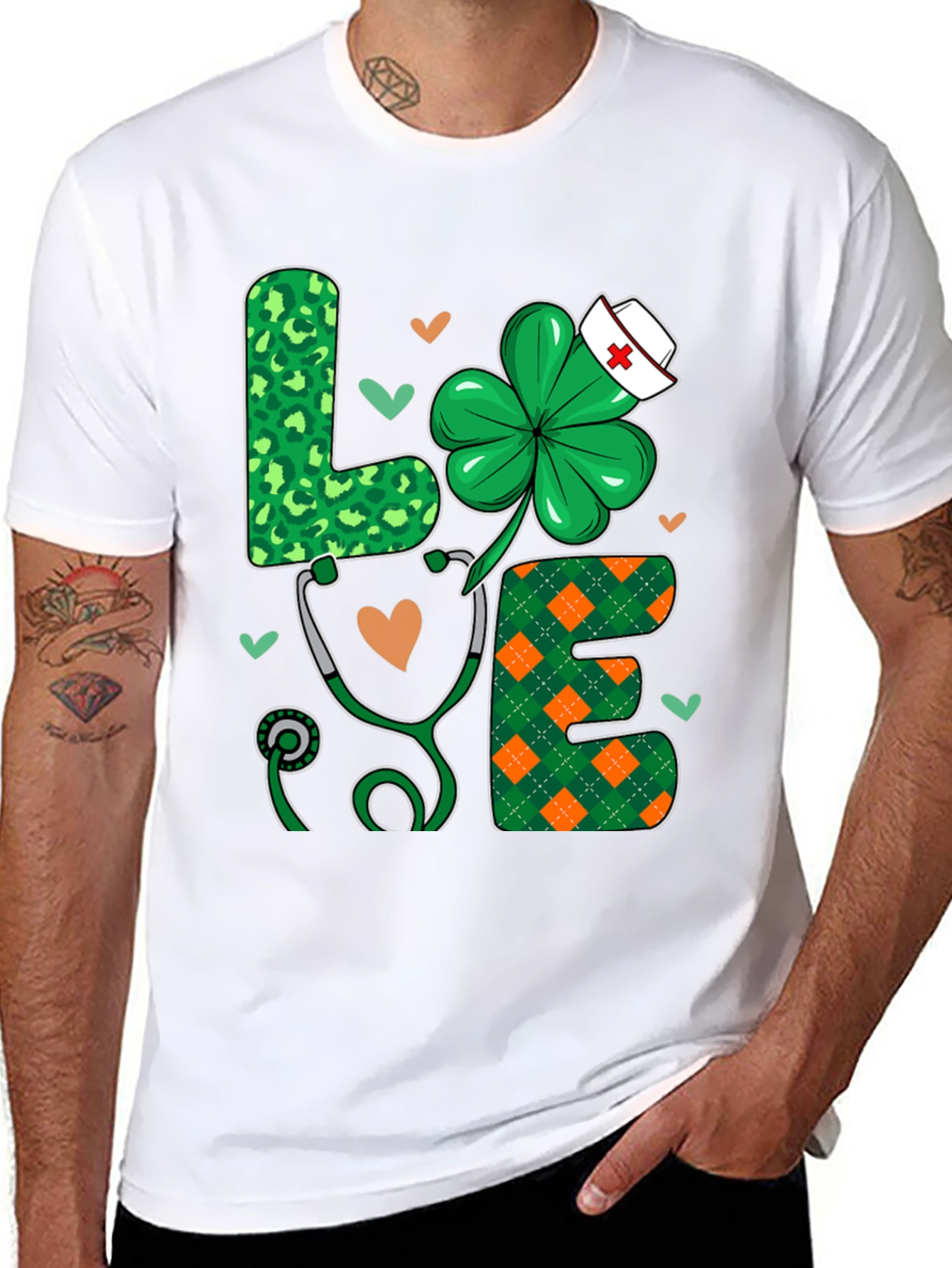 St. Patricks Day Nurse Love T-Shirt