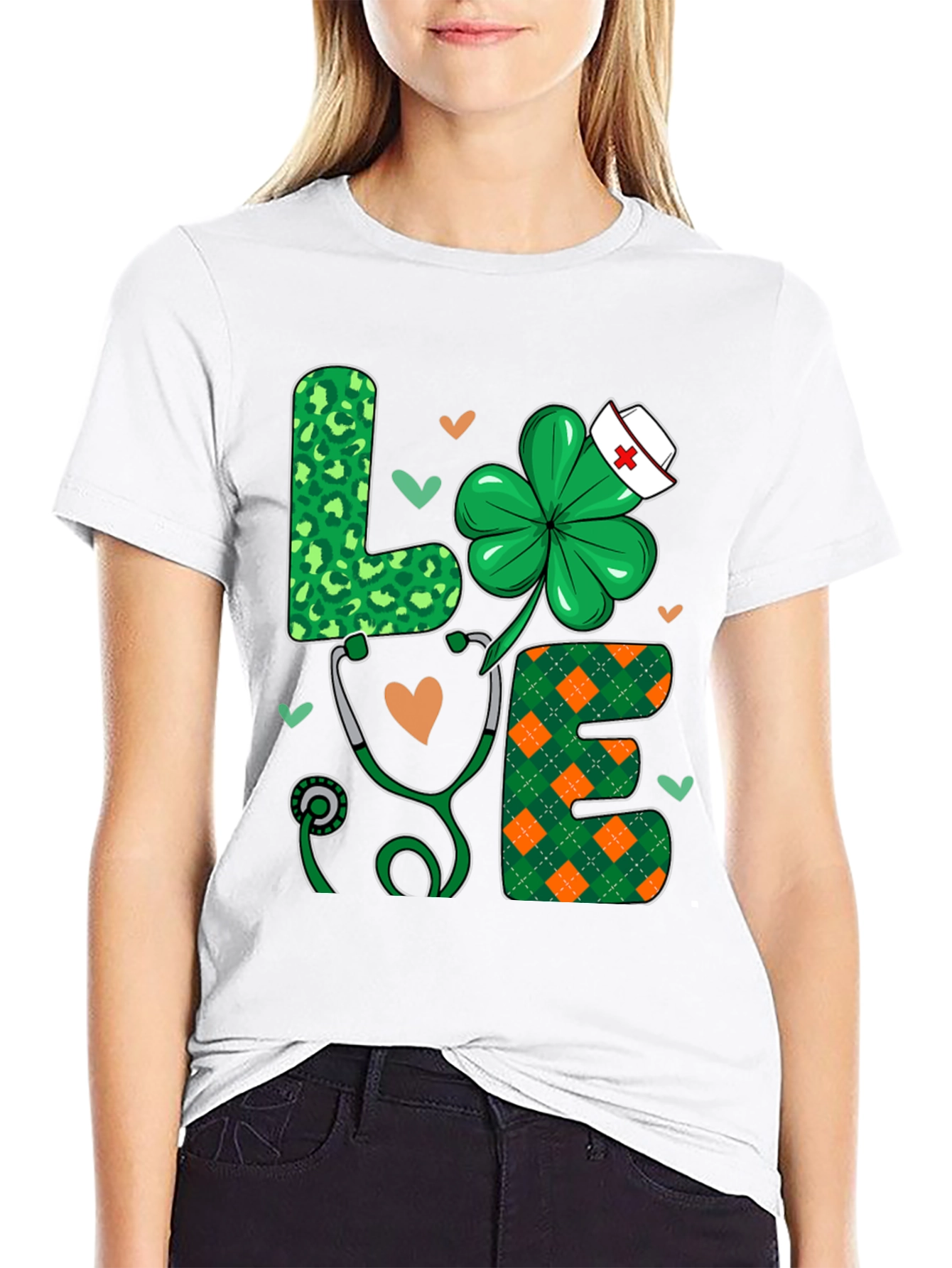 St. Patricks Day Nurse Love T-Shirt