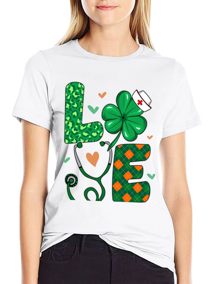 St. Patricks Day Nurse Love T-Shirt