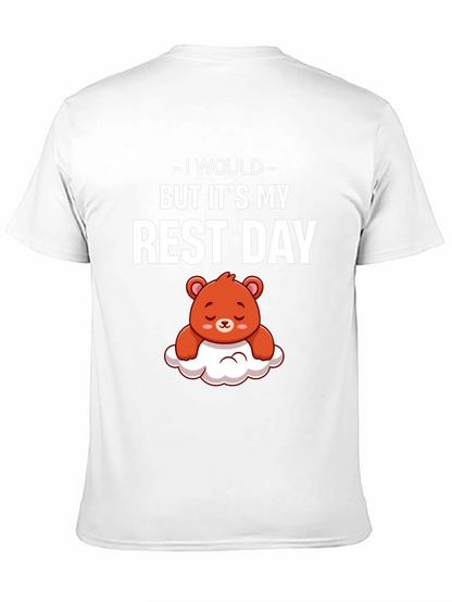 Rest Day T-Shirt - Cute Bear Graphic