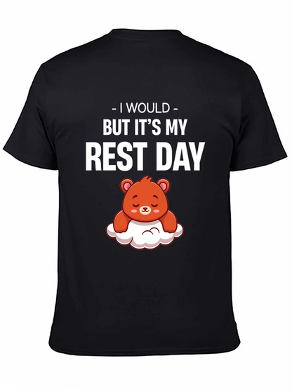 Rest Day T-Shirt - Cute Bear Graphic