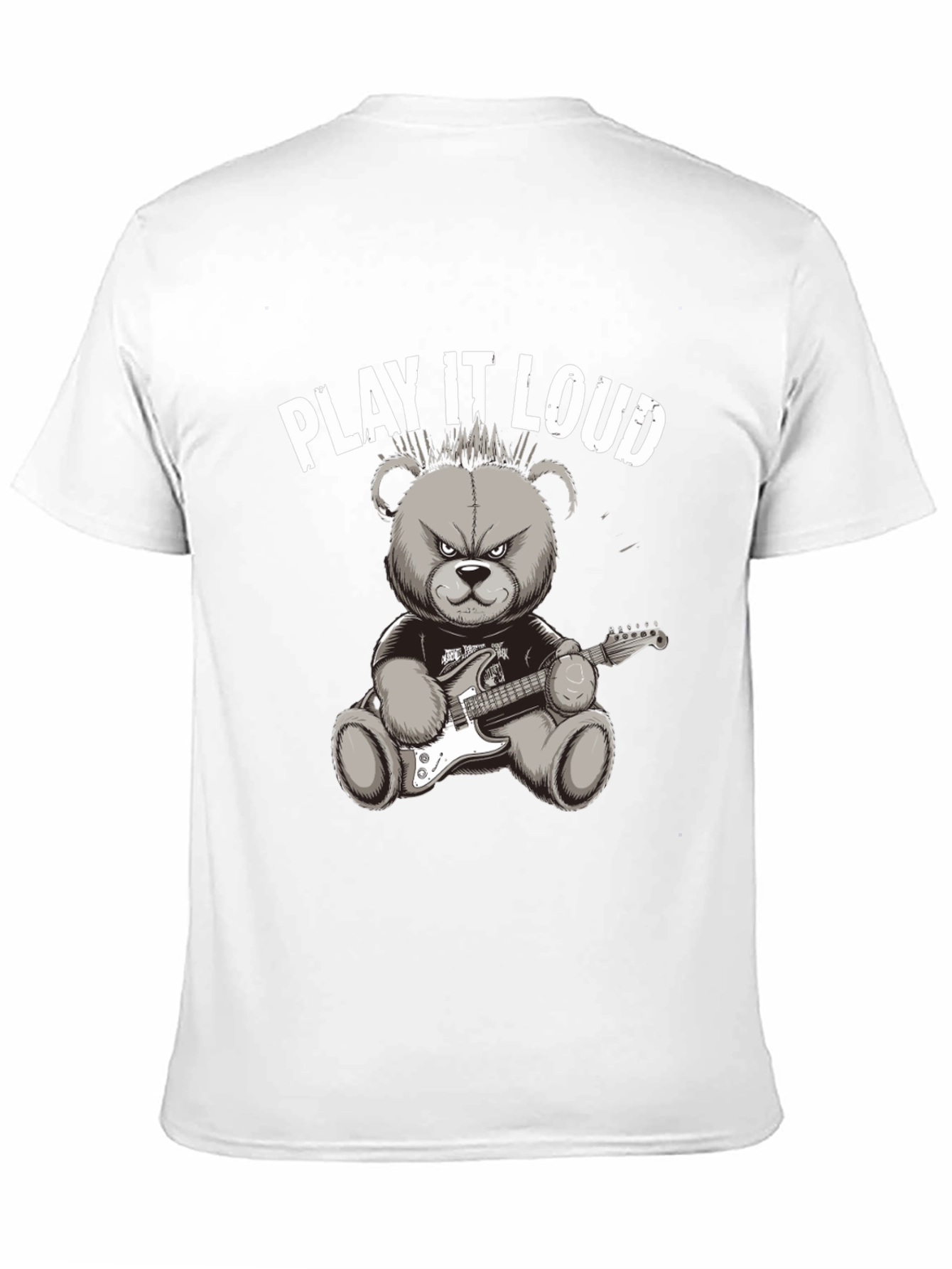 Play It Loud Rocker Bear Graphic Tee