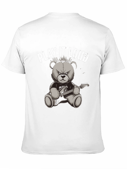 Play It Loud Rocker Bear Graphic Tee