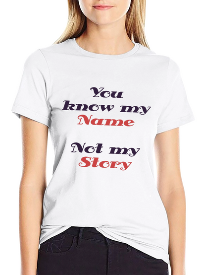 You Know My Name Tee - Stylish Graphic T-Shirt