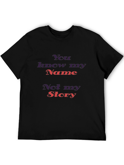 You Know My Name Tee - Stylish Graphic T-Shirt