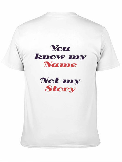 You Know My Name Tee - Stylish Graphic T-Shirt