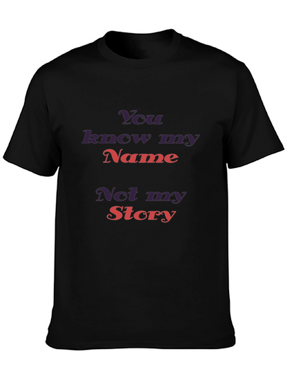 You Know My Name Tee - Stylish Graphic T-Shirt
