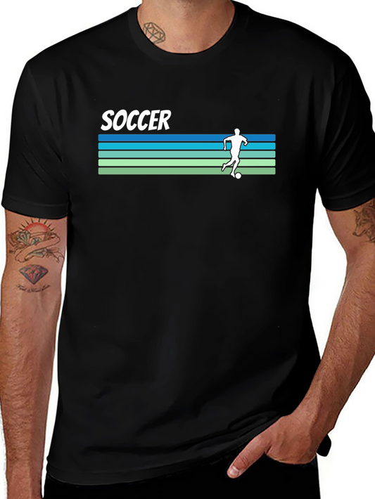 Retro Soccer Player Graphic Tee
