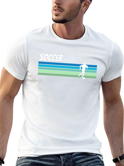 Retro Soccer Player Graphic Tee