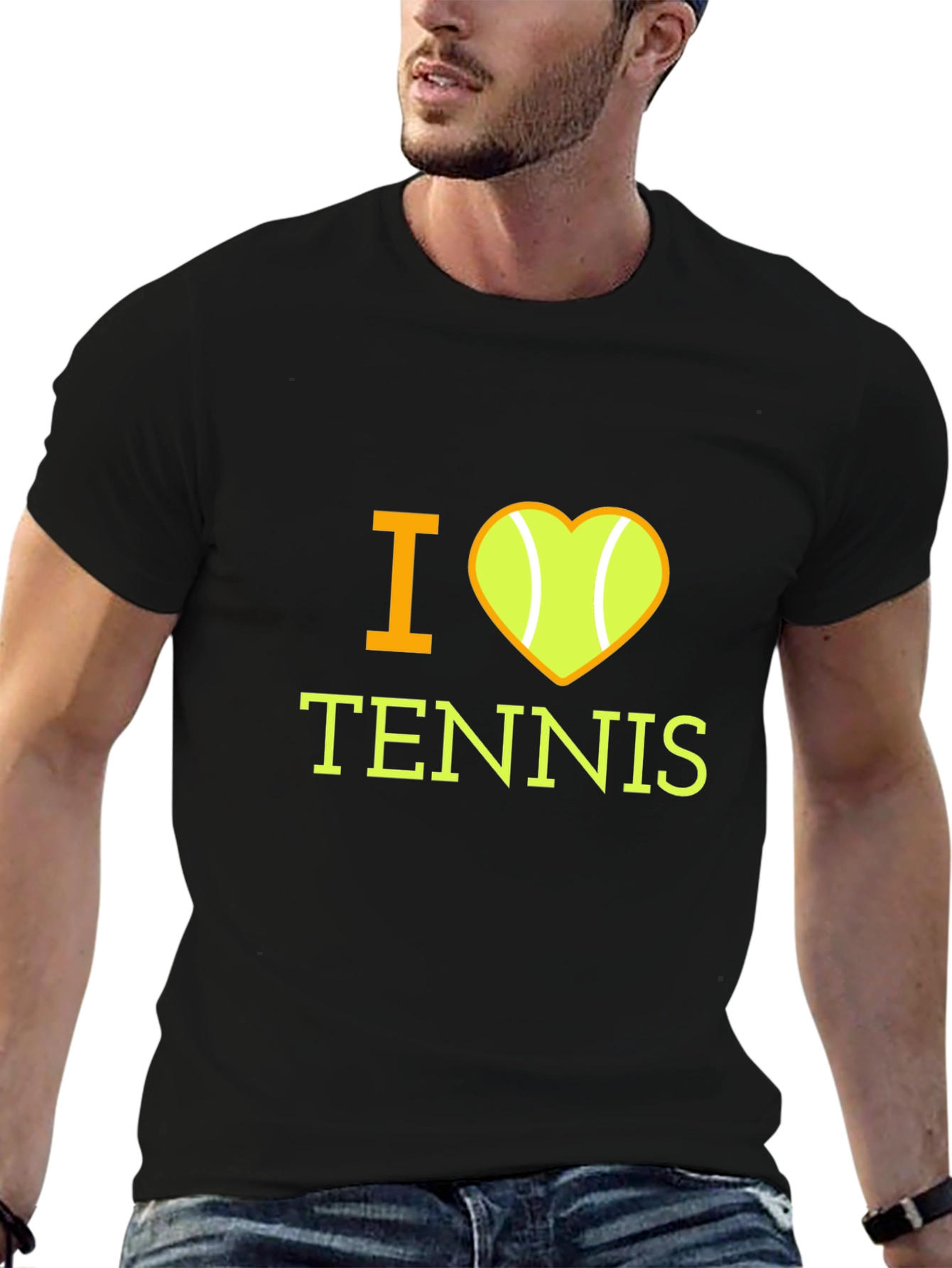 I Heart Tennis Graphic T-Shirt