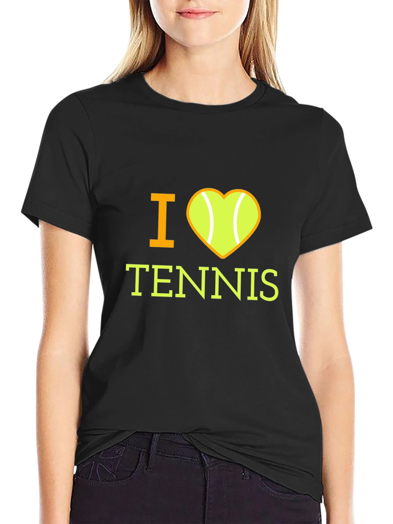 I Heart Tennis Graphic T-Shirt