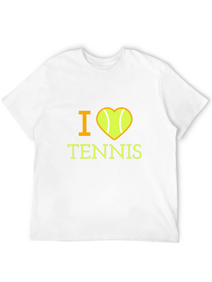 I Heart Tennis Graphic T-Shirt