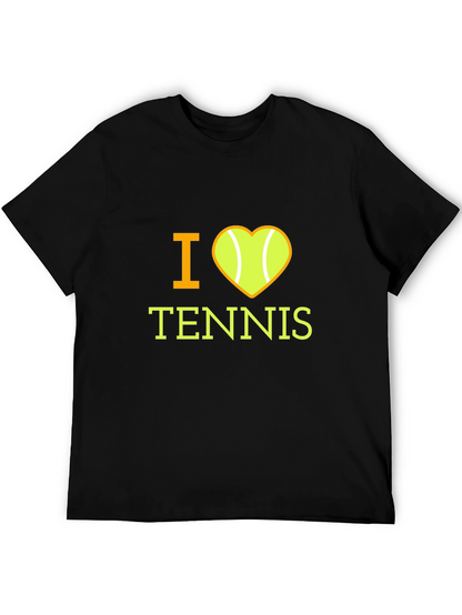 I Heart Tennis Graphic T-Shirt