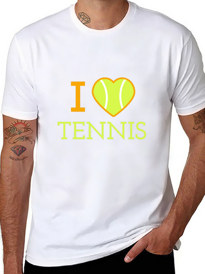 I Heart Tennis Graphic T-Shirt