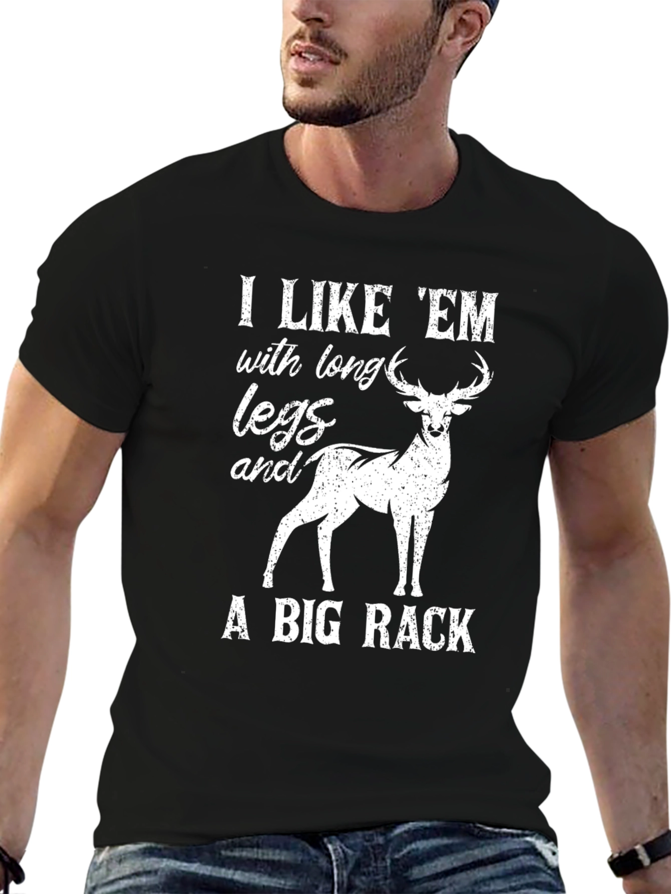 Funny Deer Hunting T-Shirt for Men