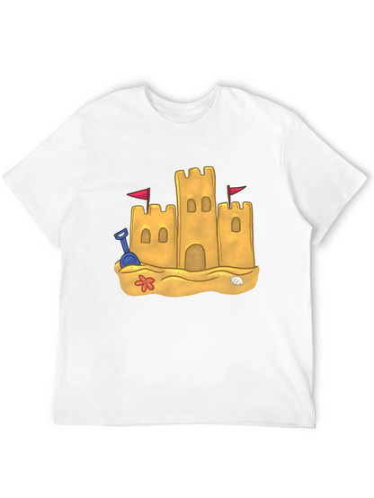 Sandcastle Graphic Tee - Beach Vibes