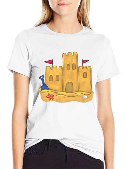 Sandcastle Graphic Tee - Beach Vibes
