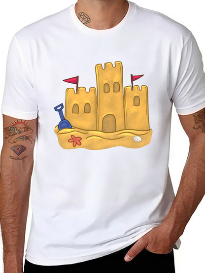 Sandcastle Graphic Tee - Beach Vibes
