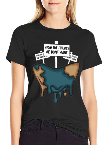 Climate Change Awareness T-Shirt - Avoid the Futures