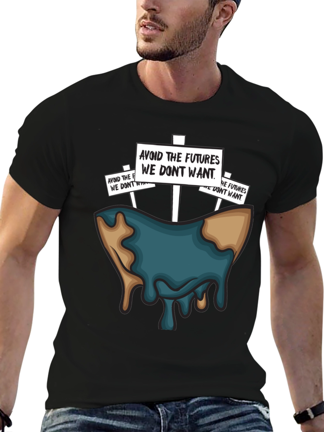 Climate Change Awareness T-Shirt - Avoid the Futures