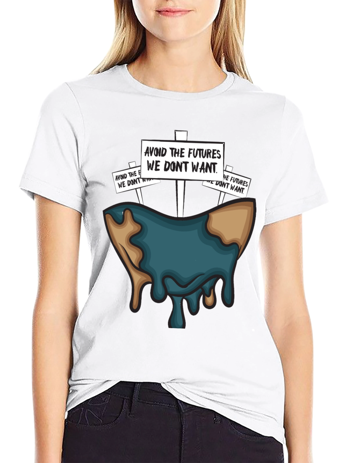 Climate Change Awareness T-Shirt - Avoid the Futures