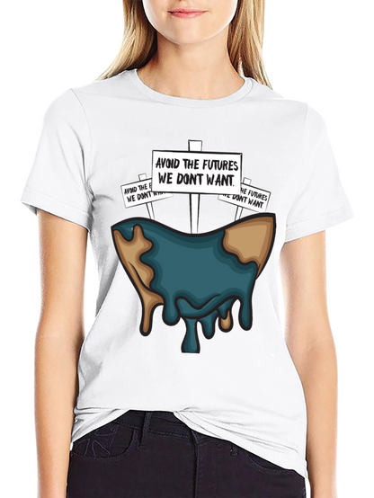 Climate Change Awareness T-Shirt - Avoid the Futures