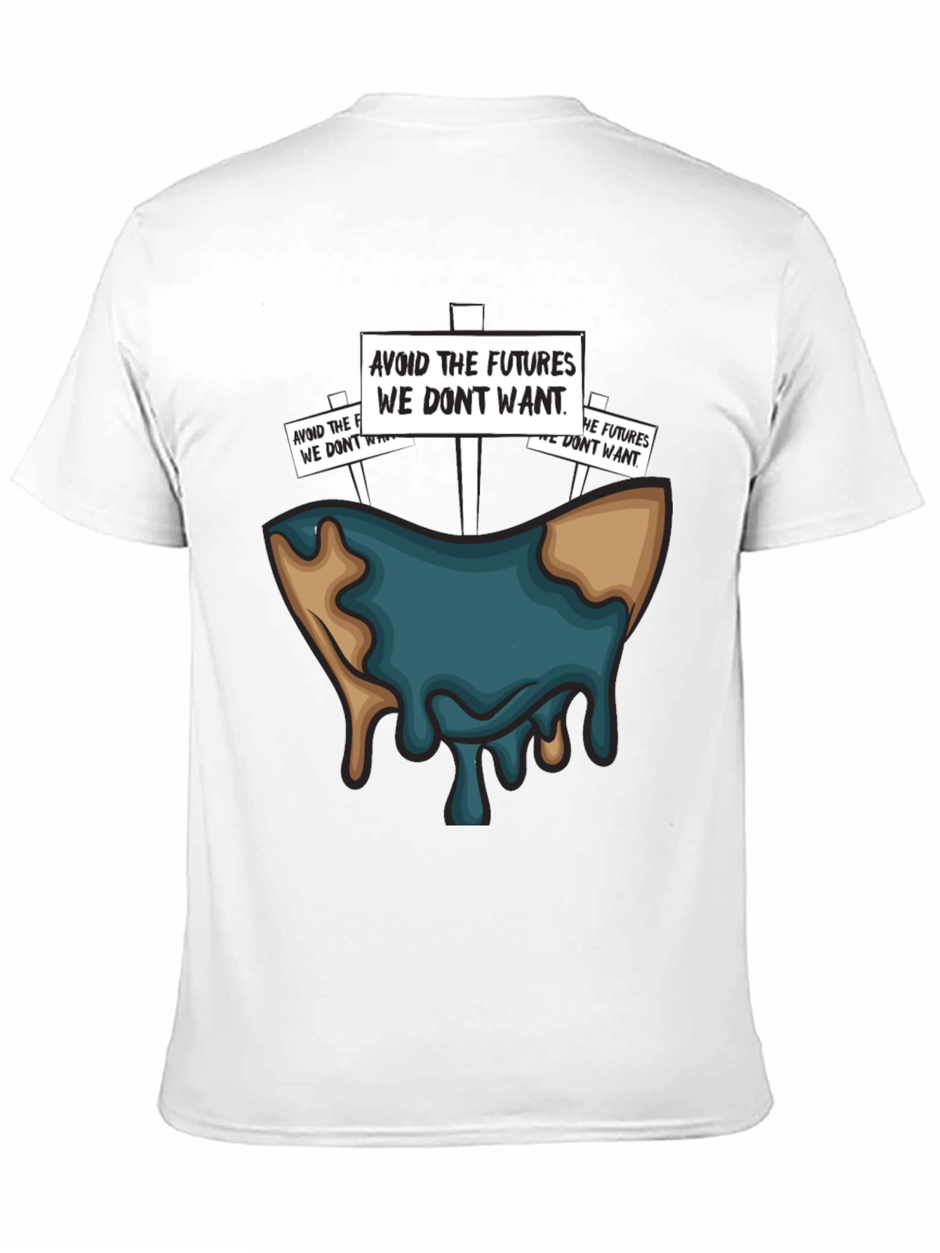 Climate Change Awareness T-Shirt - Avoid the Futures