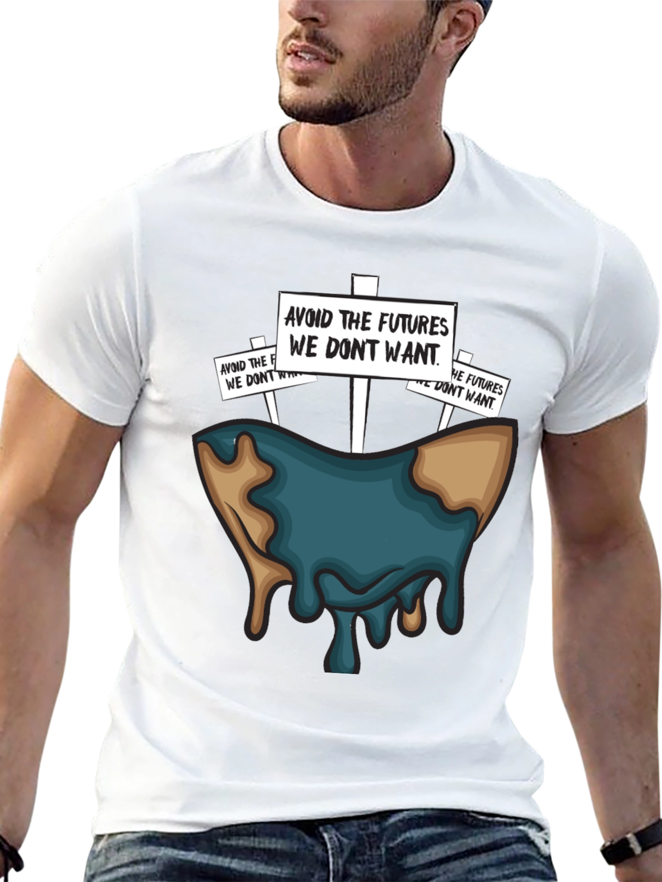 Climate Change Awareness T-Shirt - Avoid the Futures