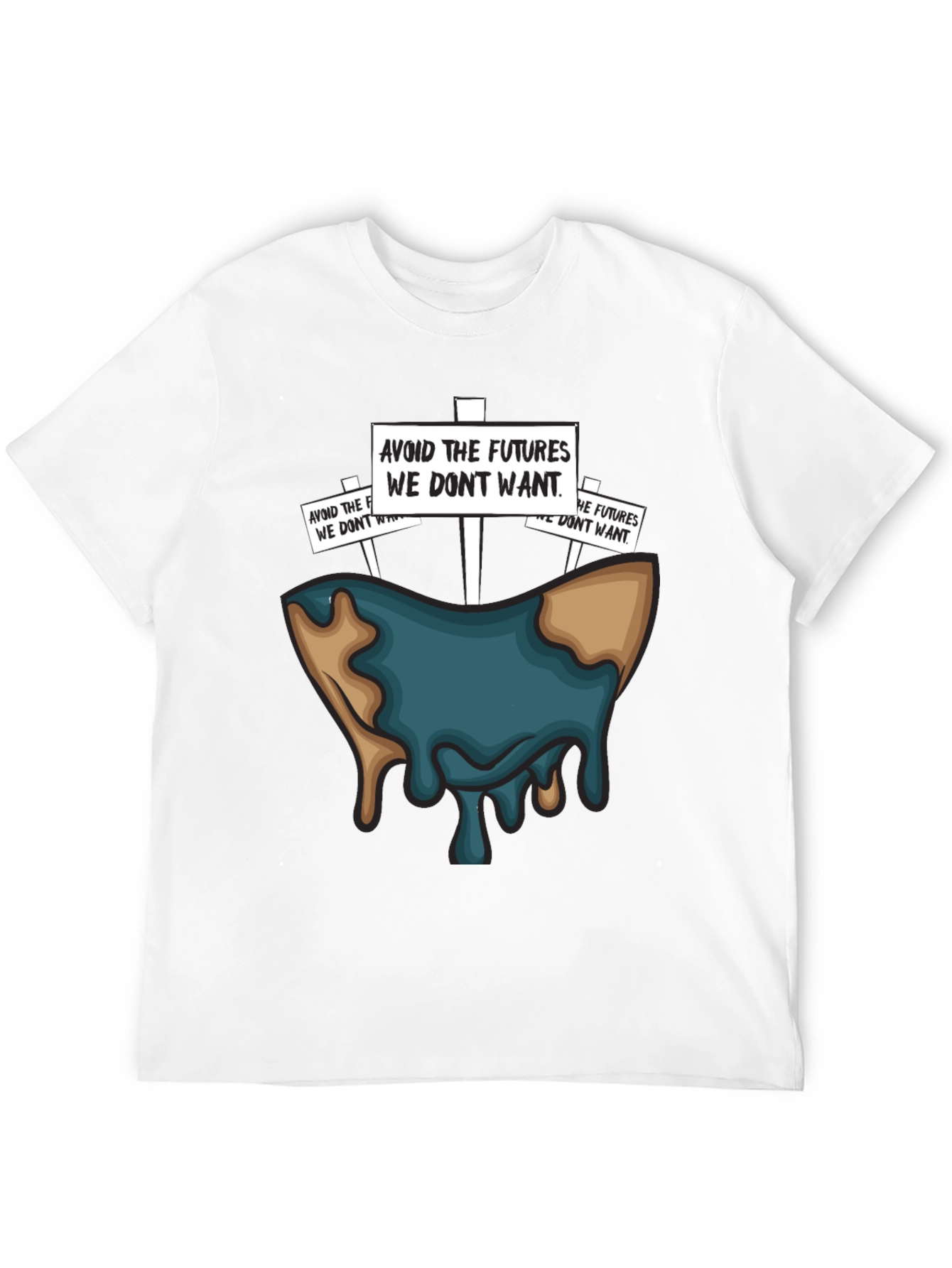 Climate Change Awareness T-Shirt - Avoid the Futures