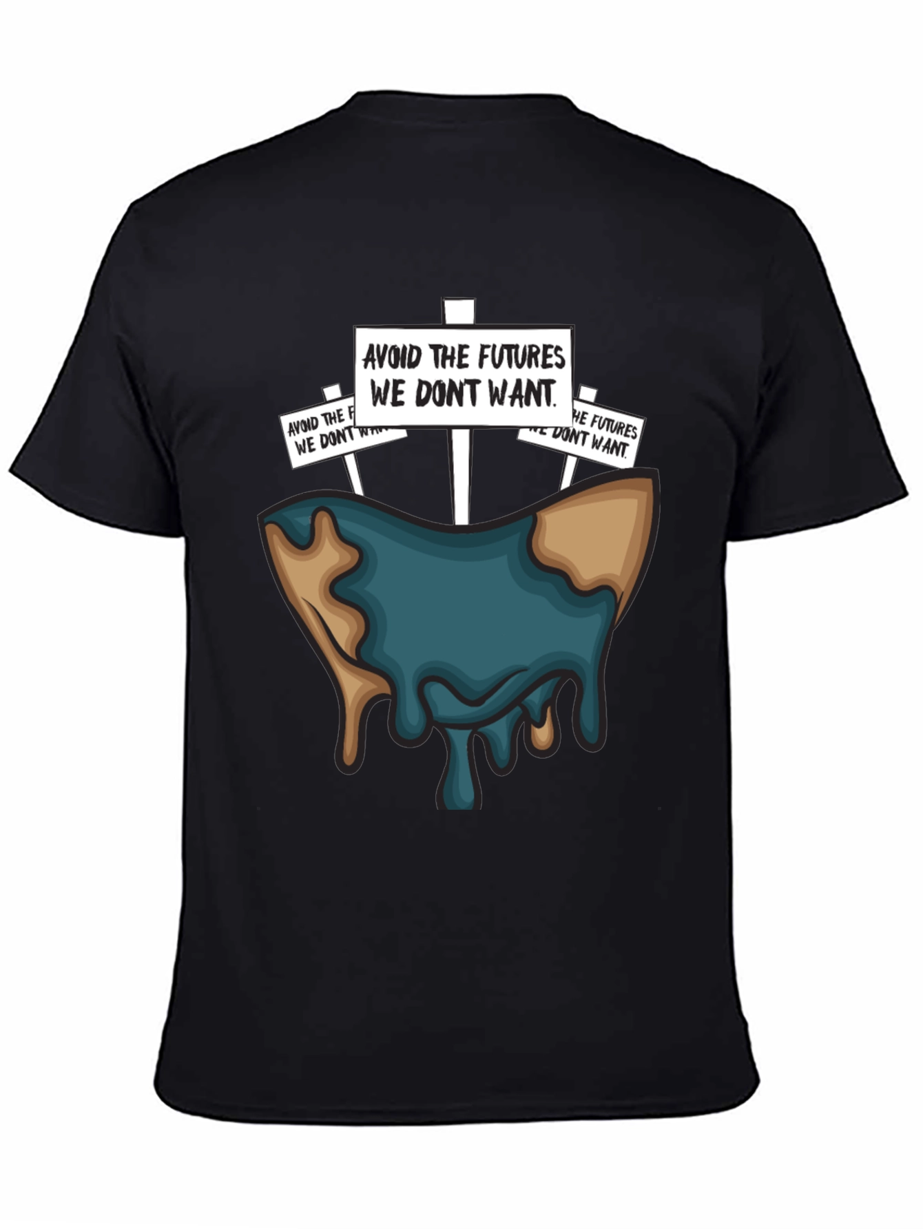 Climate Change Awareness T-Shirt - Avoid the Futures