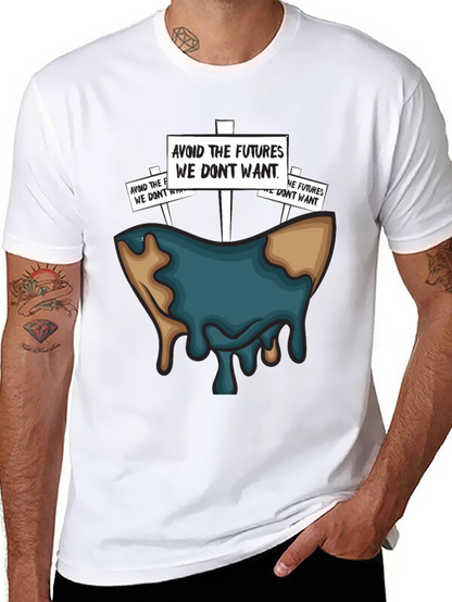 Climate Change Awareness T-Shirt - Avoid the Futures