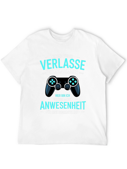 Gamer Humor T-Shirt: Verlasse Ich Mein Zimmer