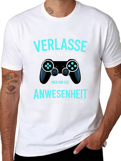 Gamer Humor T-Shirt: Verlasse Ich Mein Zimmer