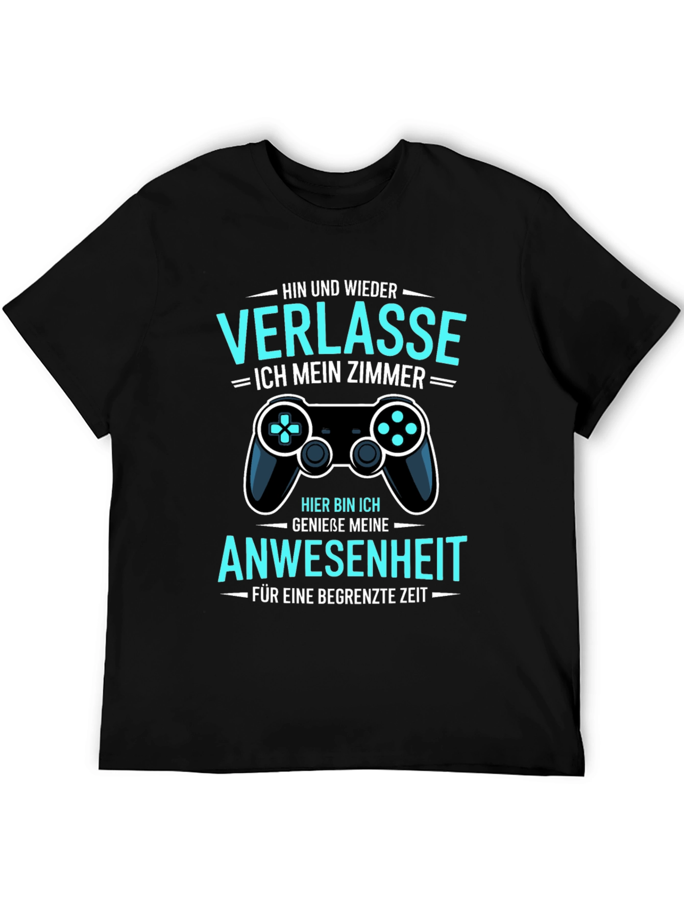 Gamer Humor T-Shirt: Verlasse Ich Mein Zimmer
