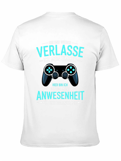 Gamer Humor T-Shirt: Verlasse Ich Mein Zimmer