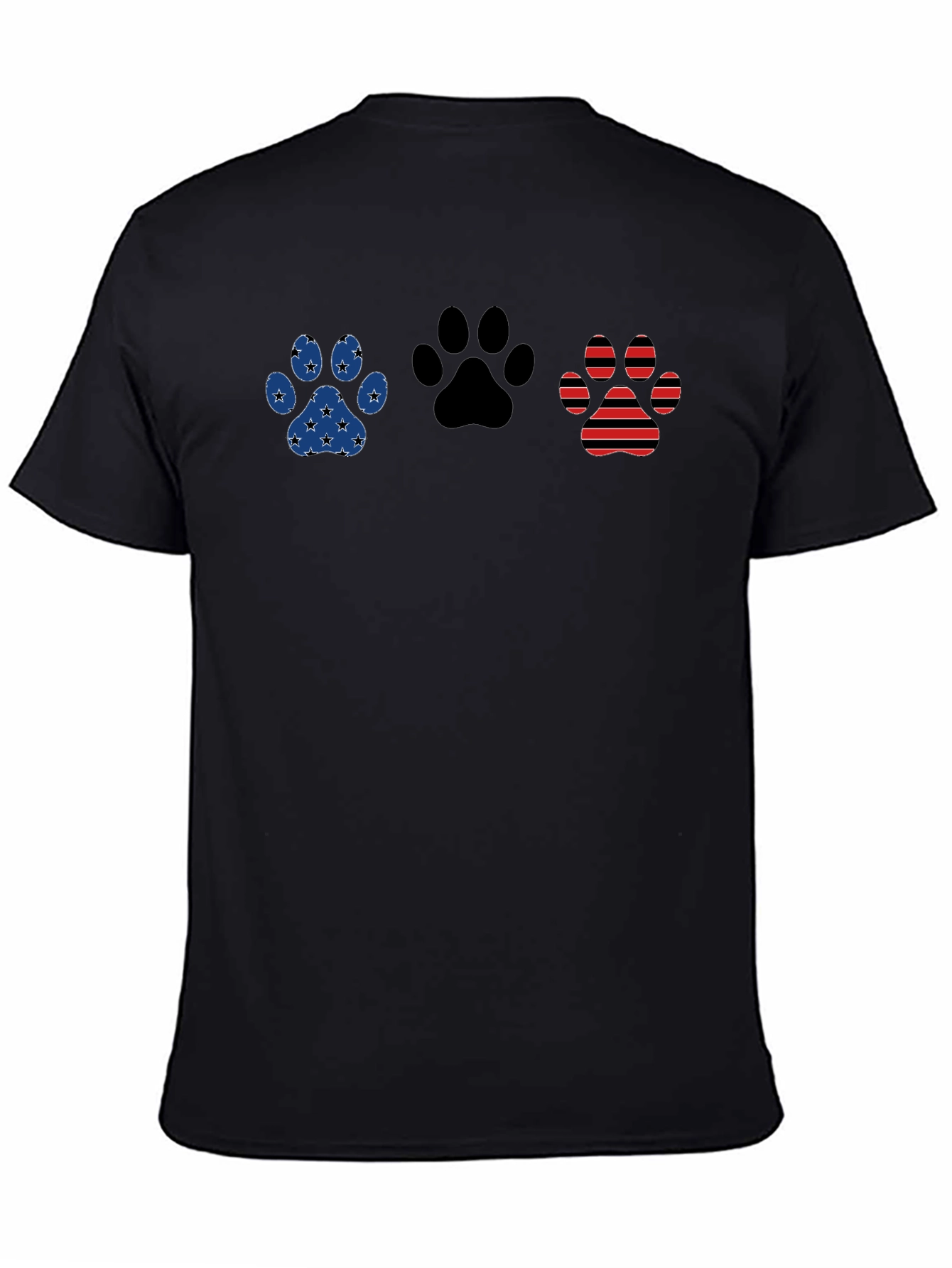 Patriotic Paw Print T-Shirt