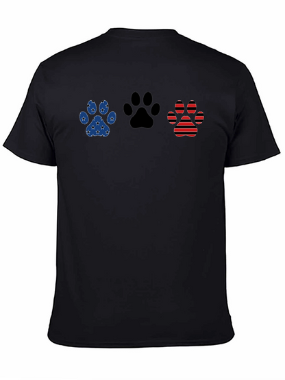 Patriotic Paw Print T-Shirt
