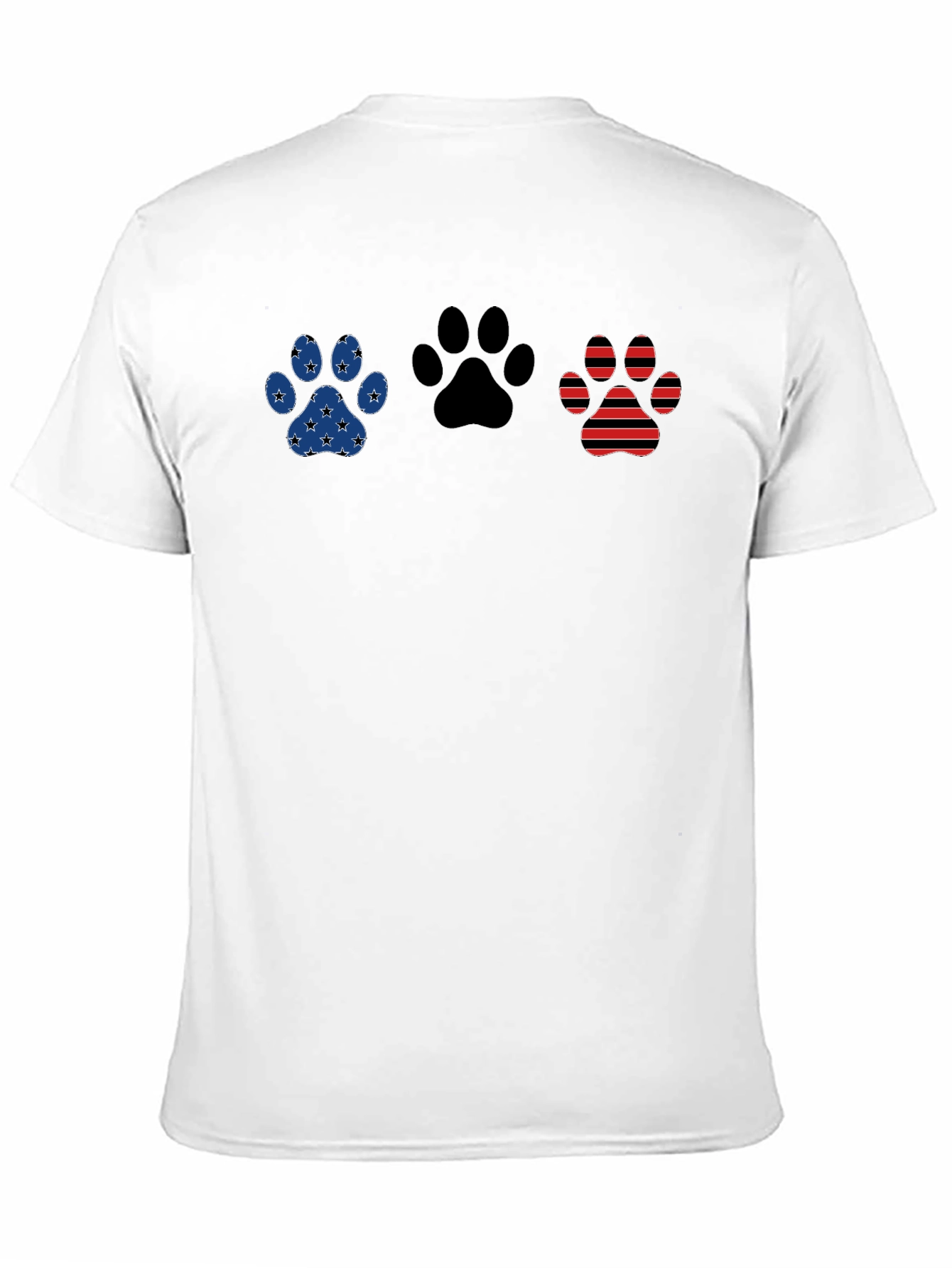 Patriotic Paw Print T-Shirt