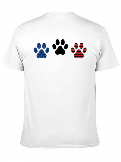 Patriotic Paw Print T-Shirt