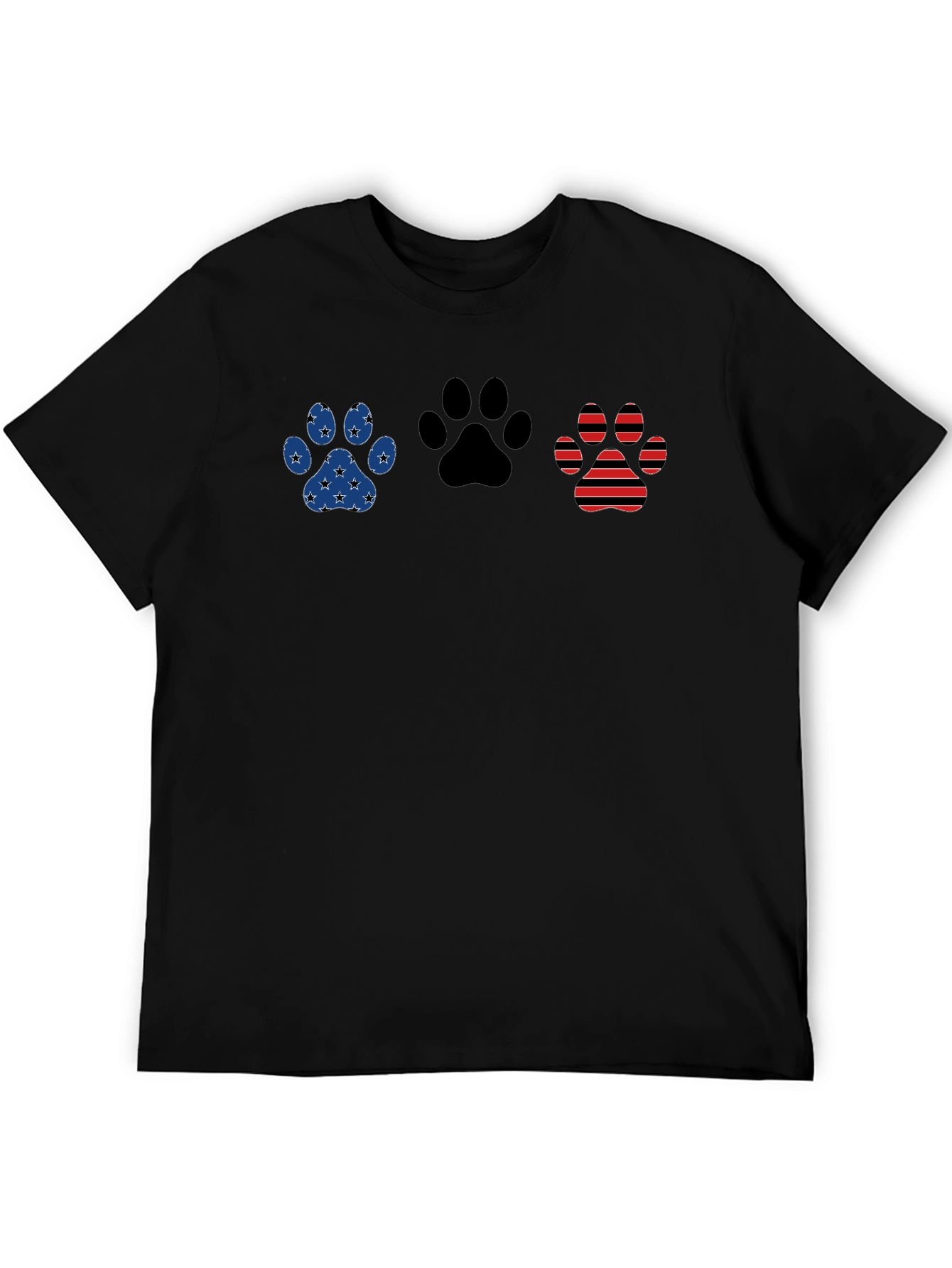 Patriotic Paw Print T-Shirt