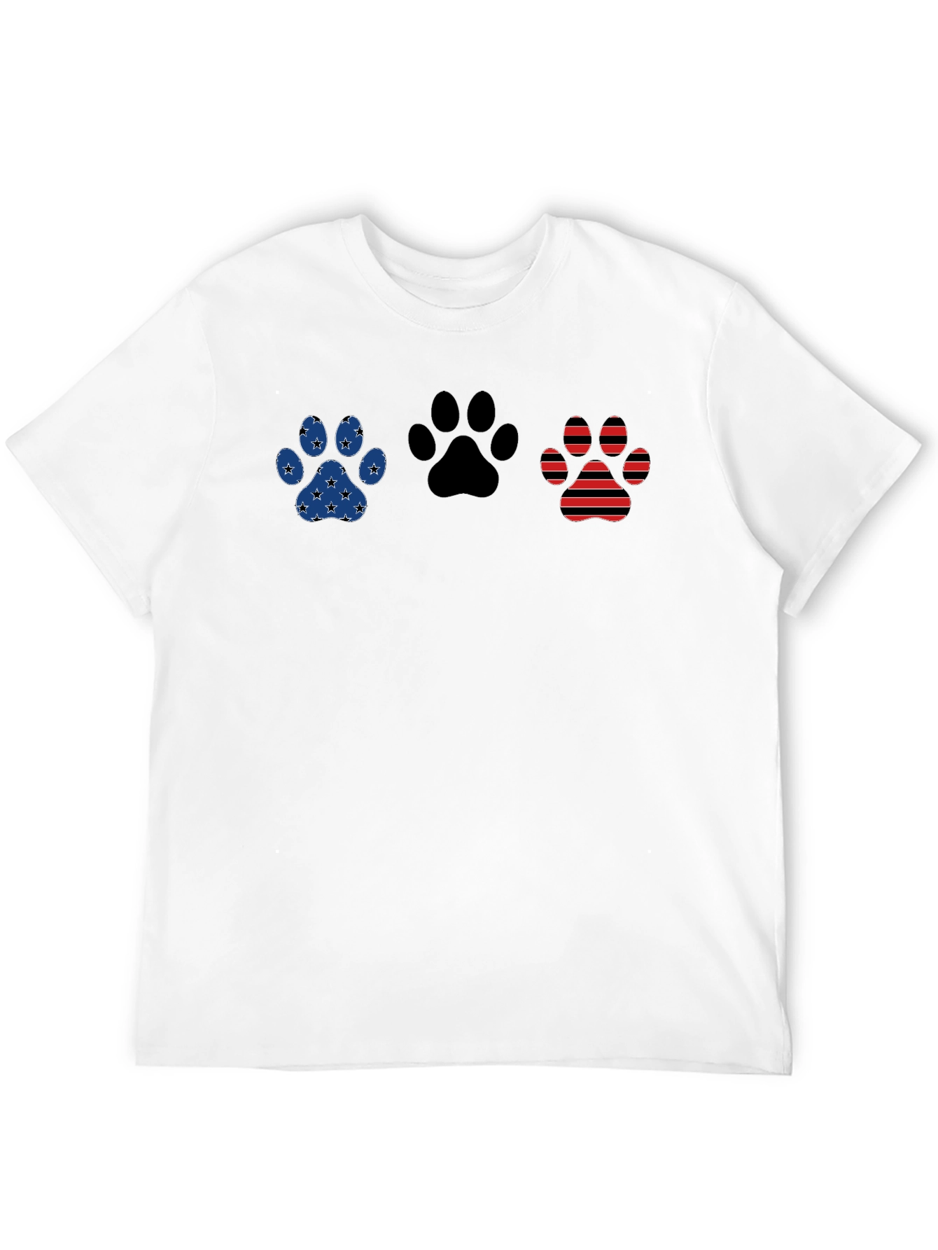 Patriotic Paw Print T-Shirt