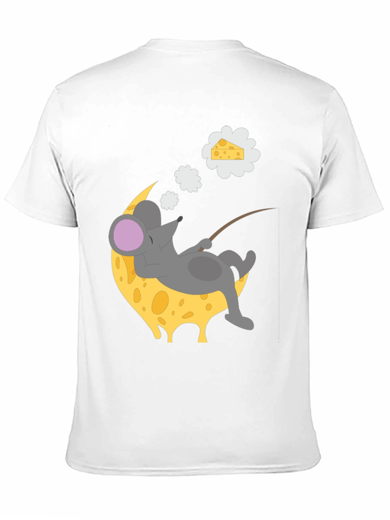 Dreaming Mouse on Cheese Moon T-Shirt