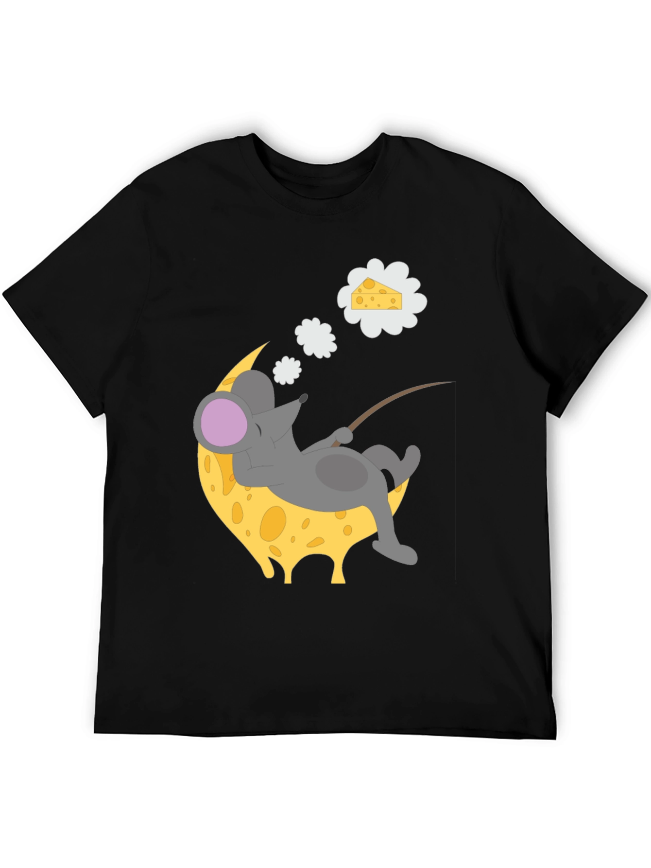 Dreaming Mouse on Cheese Moon T-Shirt