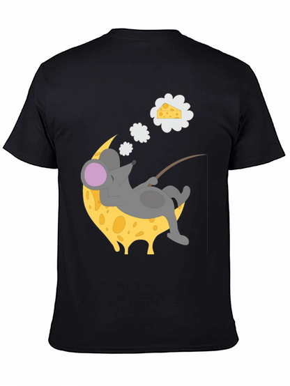Dreaming Mouse on Cheese Moon T-Shirt